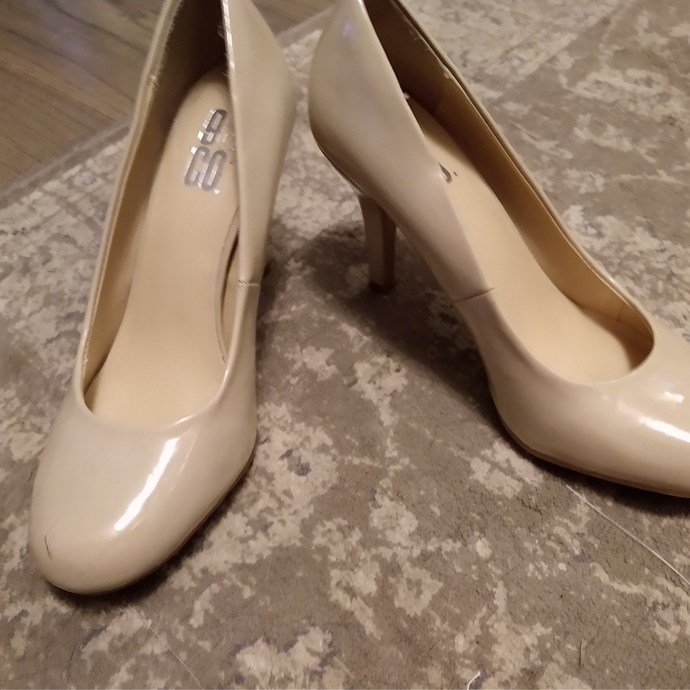 Nude high heels